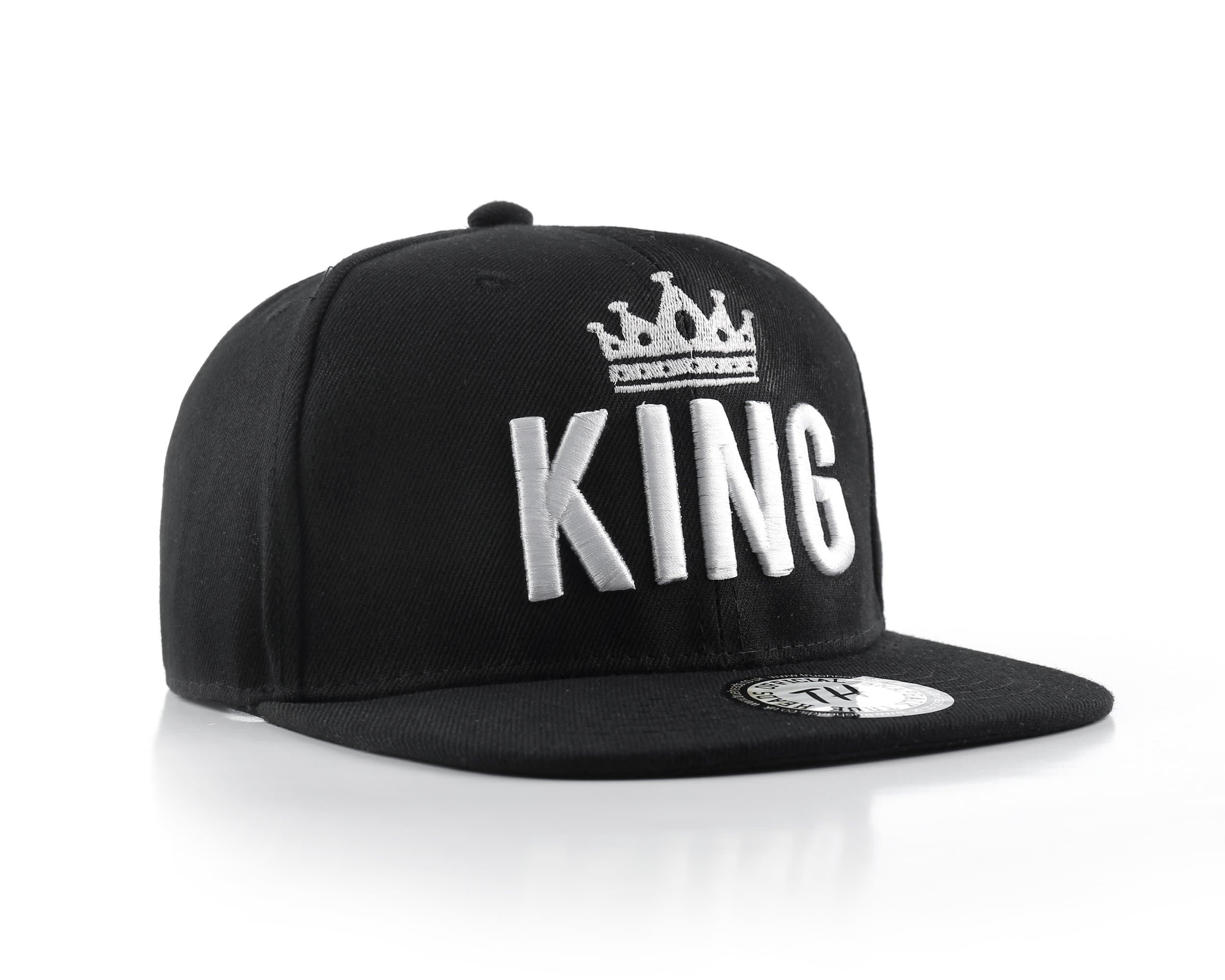 True Heads King Black Snapback Baseball Cap