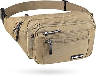 CXWMZY Fanny Packs For Women & Men Waist Pack Hip Bum Bag with Multi-Pockets Large Capacity Waterproof Casual Bum Bag for Disney Traveling Casual Cycling Running Hiking