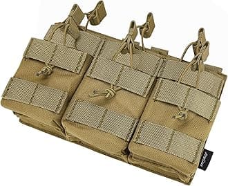 ProCase 6 Pouch Magazine Holder for Rifle, Open-Top Triple Tactical Stacker Mag Pouch