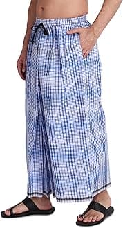 Elastic Premium Cotton Lungi With Dual Packet Pack Of 1