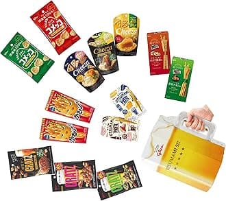 【Ezaki Glico Amazon Shop Exclusive】 Ezaki Glico Snack Set 14 Items (Kuratz, Cheeza, Pretz, Komekko, Karujaga) Stein-Shaped Box Beer Snacks Gift