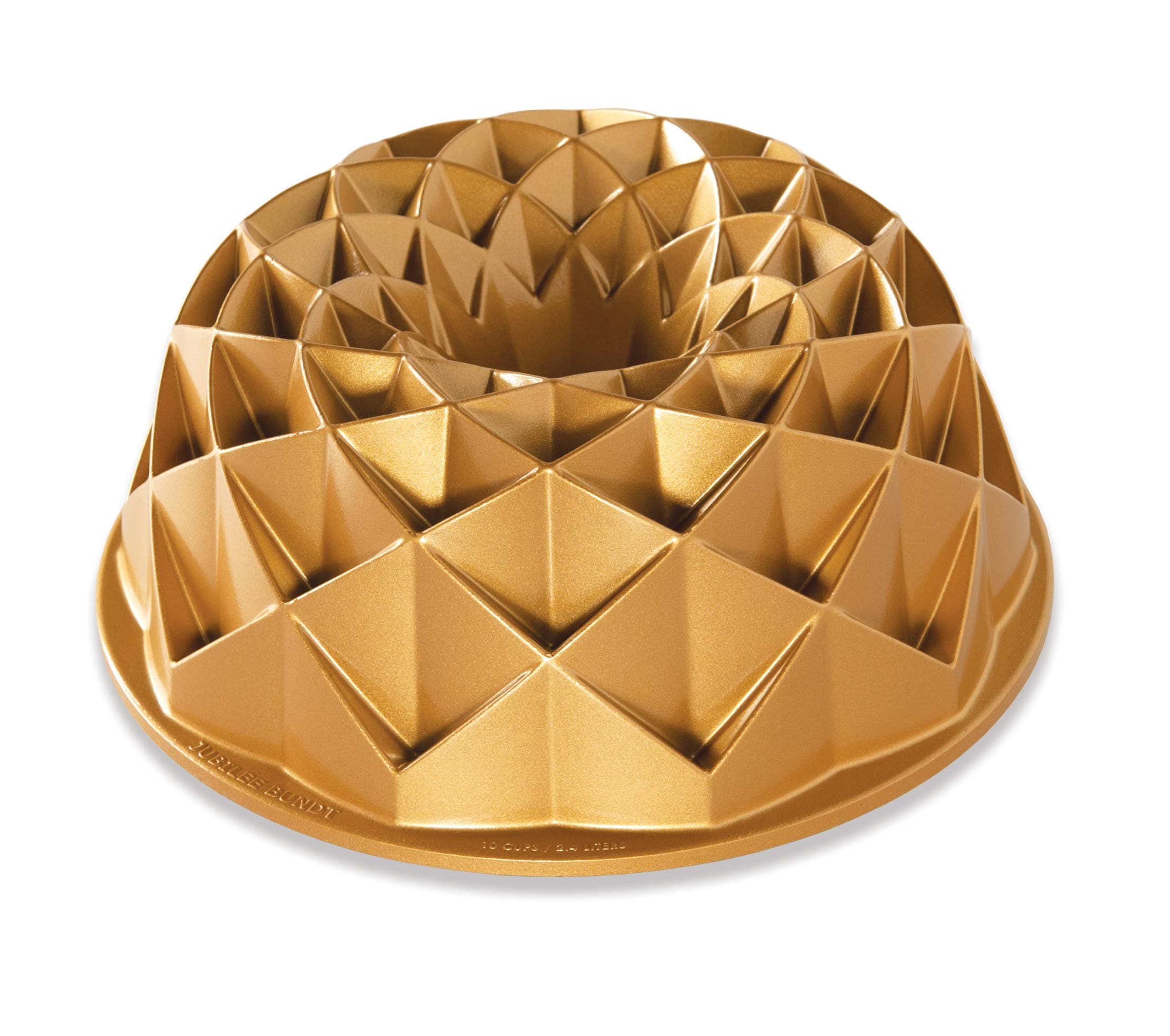Nordic Ware Jubilee Bundt, 10 Cup, Gold