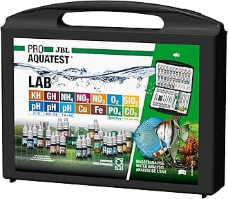 ProAquaTest Lab Water Test Case with 14 Tests and Accessories for Freshwater Aquariums and Tap Water