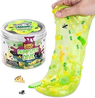 Crazy Aaron’s Slime Charmers - Dumpster Drive, Green Apple Scented Slime with Charms, Non-Toxic, Super Stretchy & Squishy Fidget Toy Suitable for Boys and Girls Aged 3Y+
