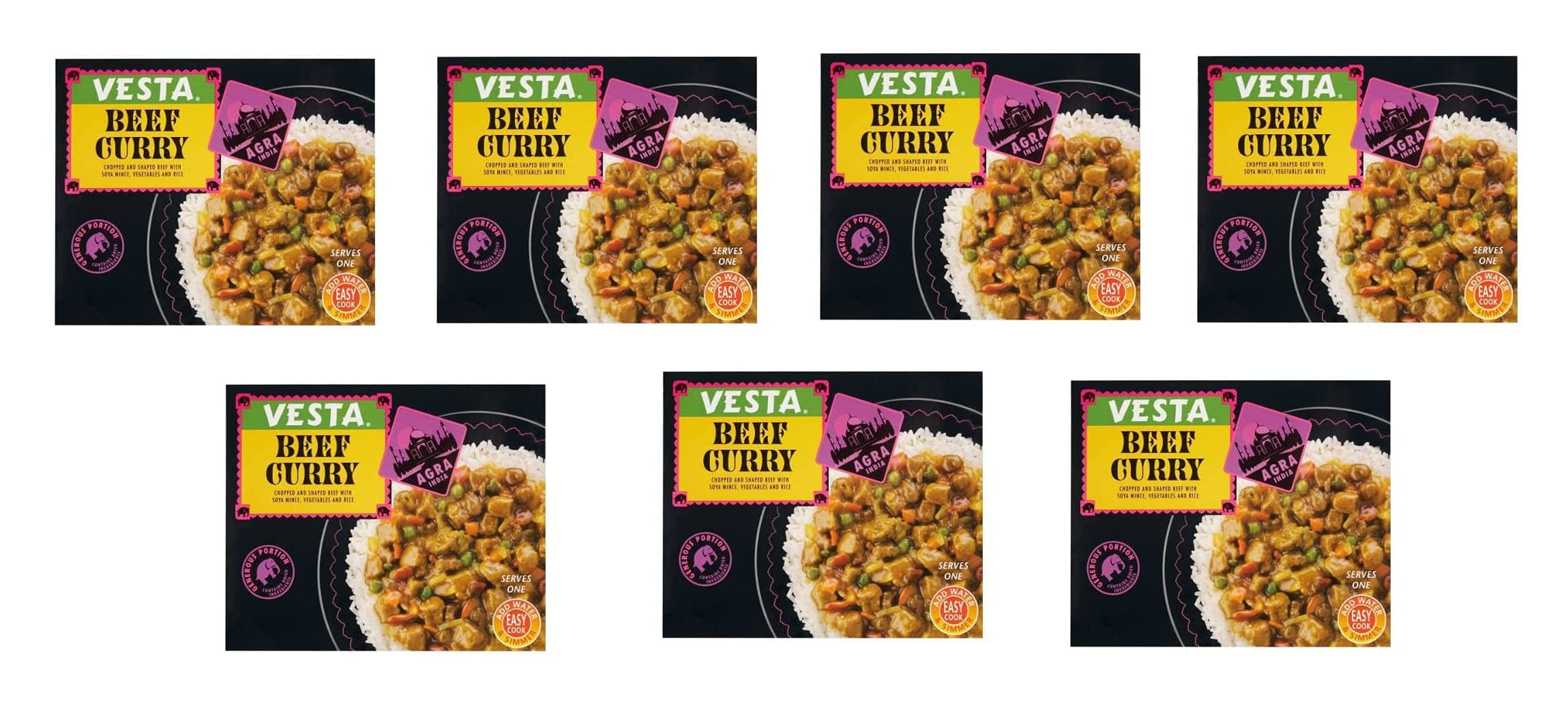Vesta Beef Curry 215gm x7