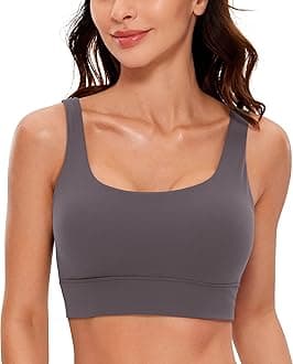 Butterluxe Women's Sports Bra U Back Without Underwire Large Breasts Fitness Yoga Bra Top