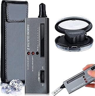 Best Sellers Diamond Tester Pen+30X 60X Illuminated Jewelry Eye Loupe,Foldable Magnifying Jewelry Distinguish Tool,High Accuracy Professional Diamond Selector for Novice and Expert