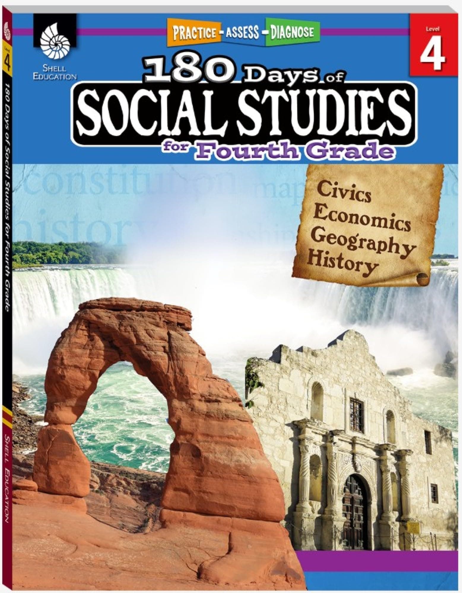180 Days: Social Studies, Civics for 4th Grade