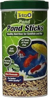 TetraPond Pond Sticks 3.53 Ounces, Pond Fish Food, For Goldfish And Koi, Tetra Pond Pond Sticks, Healthy Nutrition for Goldfish and Koi