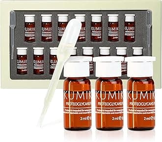 KUMIKO Ultimate Age Defying Matcha Revitalizing Facial Ampoule for Men and Women - Facial Serum Hydrates & Plumps Skin - Defend, Restore and Rejuvenate All Skin Types with Vitamin C - 15 Vials