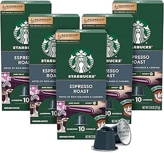 by Nespresso Original Line Dark Roast Espresso, 50-count Espresso Pods