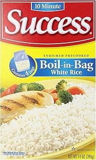 Success Boil-In-Bag White Rice, 4 Ct, 14 oz (Pack of 1)
