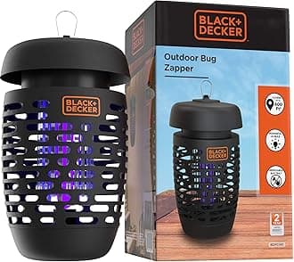 BLACK+DECKER Bug Zapper Indoor: Powerful Outdoor Mosquito Killer and Fly Zapper