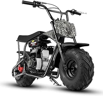 Oryxearth 105cc 4-Stroke Dirt Off Road Trail, 28mph, Gas Powered Mini Bike with Automatic Transmission and Pull Start for Adult and Teens, Weight Support 185 LBS