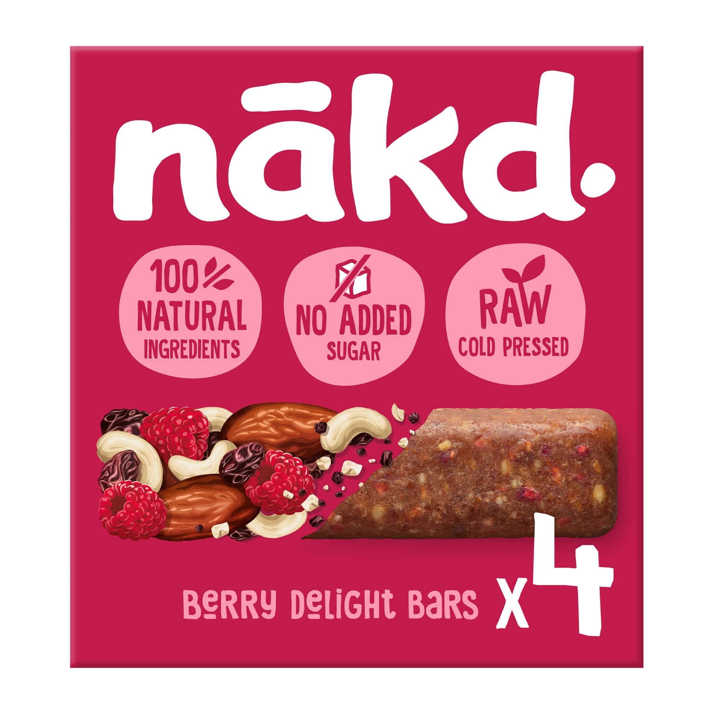 NAKD BERRY DELIGHT 35G 4's MULTIPACK