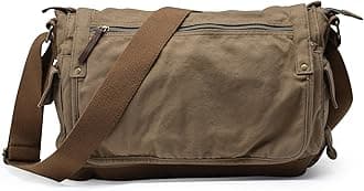 Canvas Messenger Bag - Vintage Cross Body Shoulder Satchel