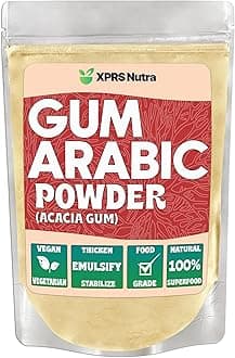 Gum Arabic Powder - Premium Acacia Gum Powder 4 Ounce - Food Grade Powdered Arabic Gum Arabic for Watercolor Paint - Arabic Gum for Baking and More