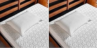 Tempur-Pedic TEMPUR-Protect Pillow Protector, Queen - 28.5" x 20", White (Pack of 2)