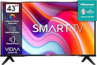 43A4K Smart TV, black