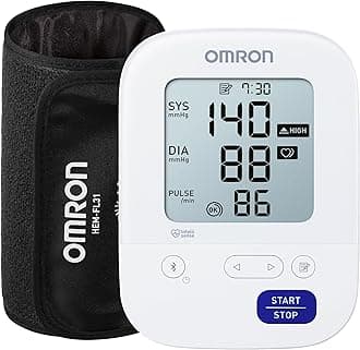 HEM 7156 T Digital Blood Pressure Monitor with 360° Accuracy Intelli Wrap Cuff for All Arm Sizes Accurate Measurements and Bluetooth Connectivity