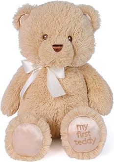 Baby GUND My 1st Teddy Bear Stuffed Animal Plush, Tan 10"