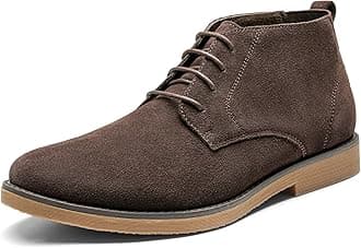 BRUNO MARC MODA ITALY CHUKKA Men s Classic Original Suede Leather Desert Storm chukka boots Chukka-dk.brown 7 D(M) US