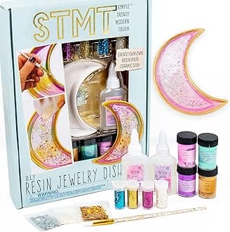 STMT D.I.Y. Resin Jewelry Dish Kit, Epoxy Resin Jewelry Dish Kit, Creative Re...