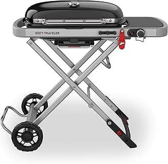 Traveller Portable Gas Grill, Black (Butane)