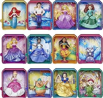 Royal Stories, Figure Surprise Blind Box with Favorite Disney Characters, Toy for 3 Year Olds & Up, 2" Disney Dolls