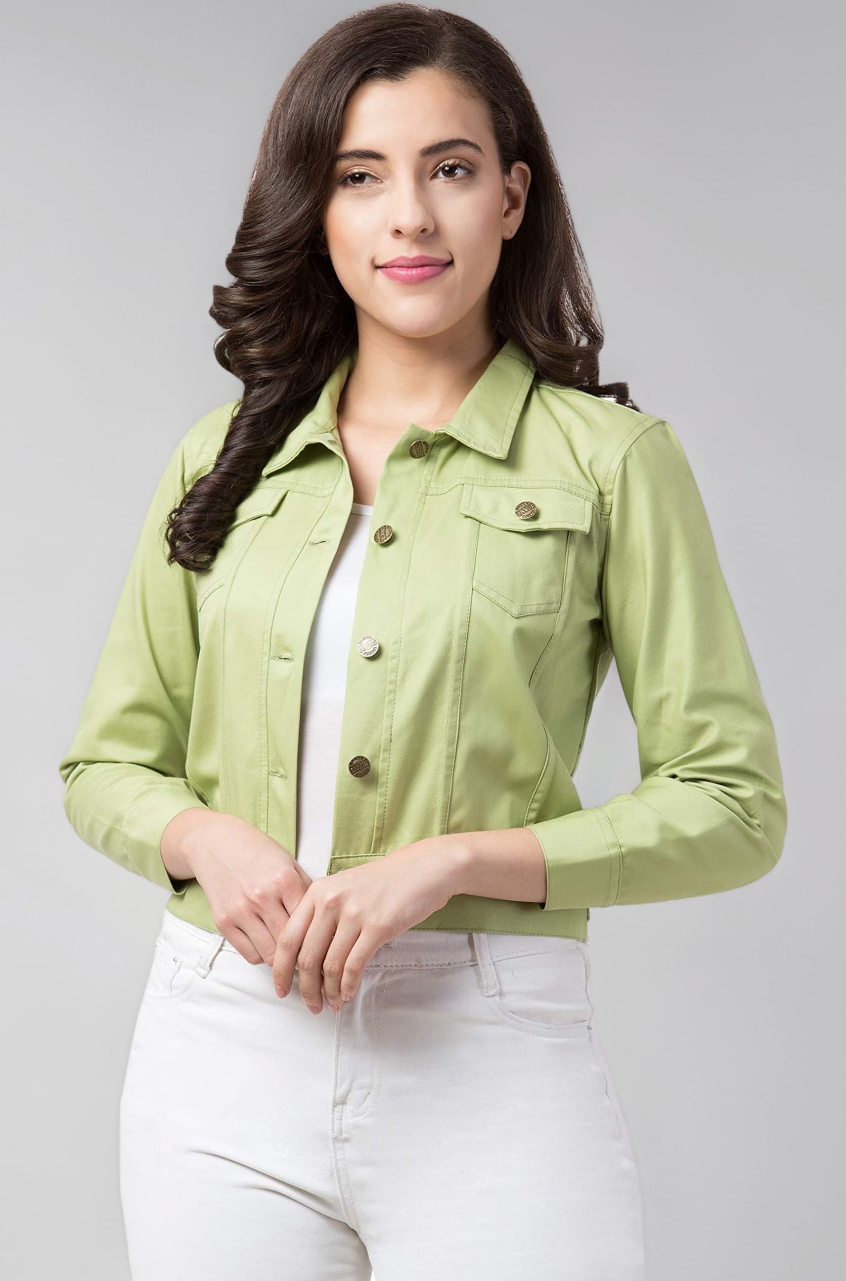 Men's Denim Blend Standard Length Jacket