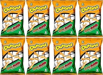 Inventure Cruncheez Cheezy Jalapeno 150g x 8 - (Gluten Free) 100% Backed - Cheese & Jalapeno Flavoured Extruded Corn Snak - Party Snack