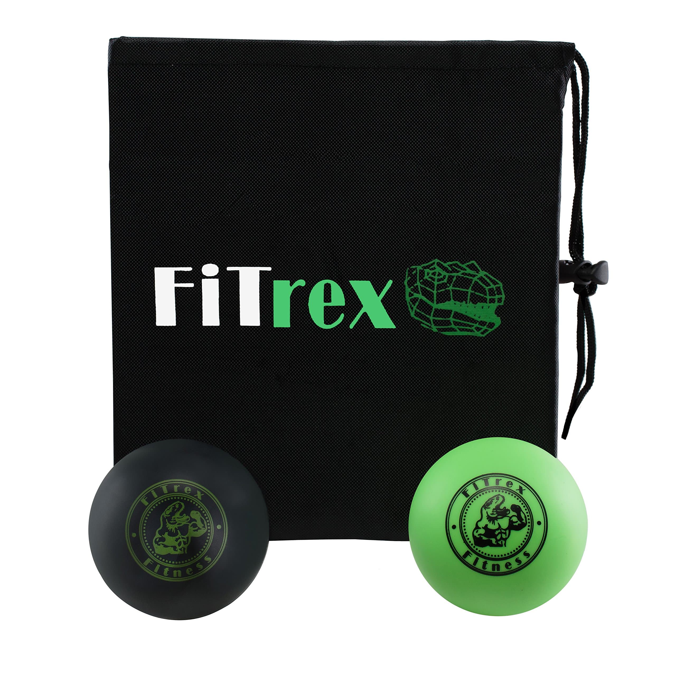 Massage Balls – Deep Tissue, Trigger Point, Myofascial Release & Self-Massage —Lacrosse-Styled— BONUS — Free Carrying Case