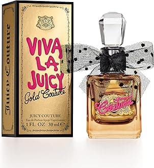 Juicy Couture Viva La Juicy Gold Eau De Parfum, Women's Perfume with Notes of Luscious Berry, Jasmine Sambac & Vanilla Cream - Fruity & Sweet, EDP Spray