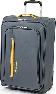 Soft Sided Luggage - with Stress Tested Durable Wheels | Telescopic Drag Handle Lightweight Soft-Sided Suitcase with Packing Straps | CL610