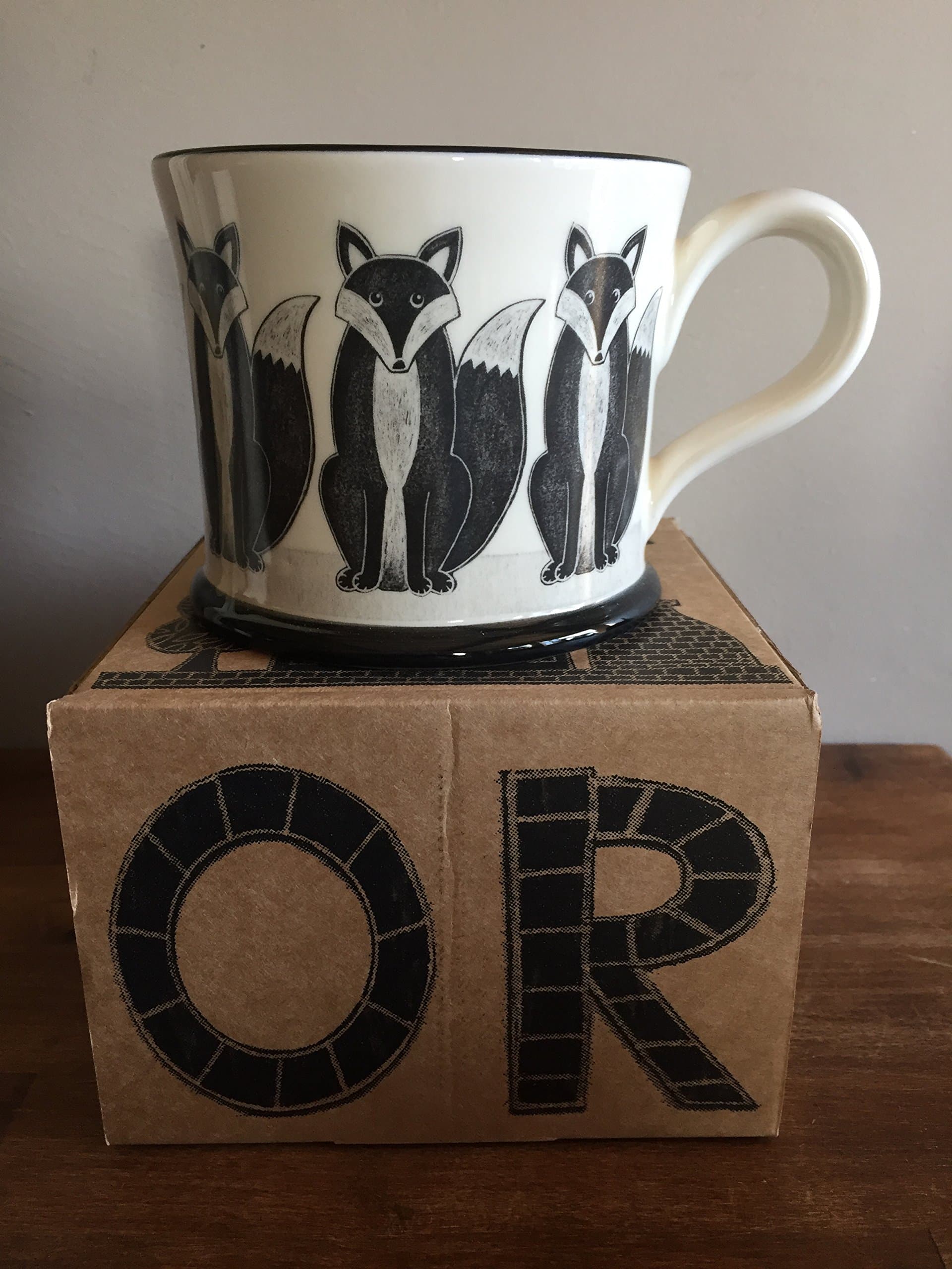 Moorland Pottery Fox Mug Gift Boxed