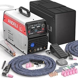 ANDELI 220V 200 AMP Aluminum TIG Welding Machine AC DC Pulse Cold Welding Machine TIG-250Pro ACDC