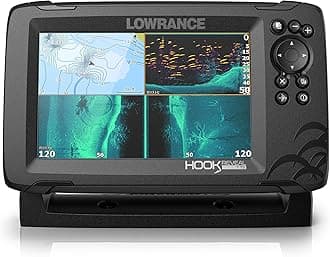 LowranceHOOK Reveal 5", 7" and 9" Fish Finders with Transducers
