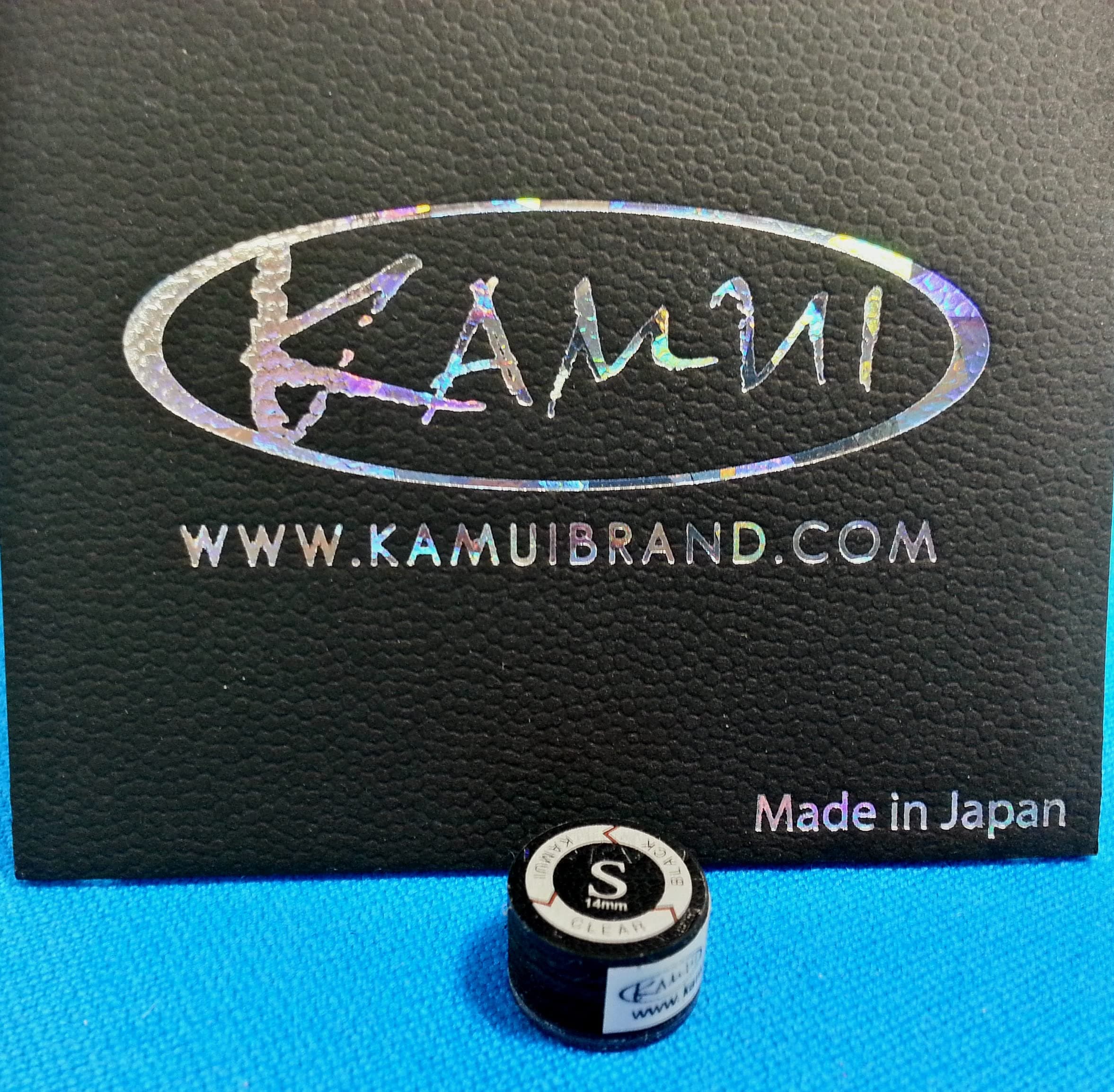 Kamui Clear Black CUE TIP 14mm Soft