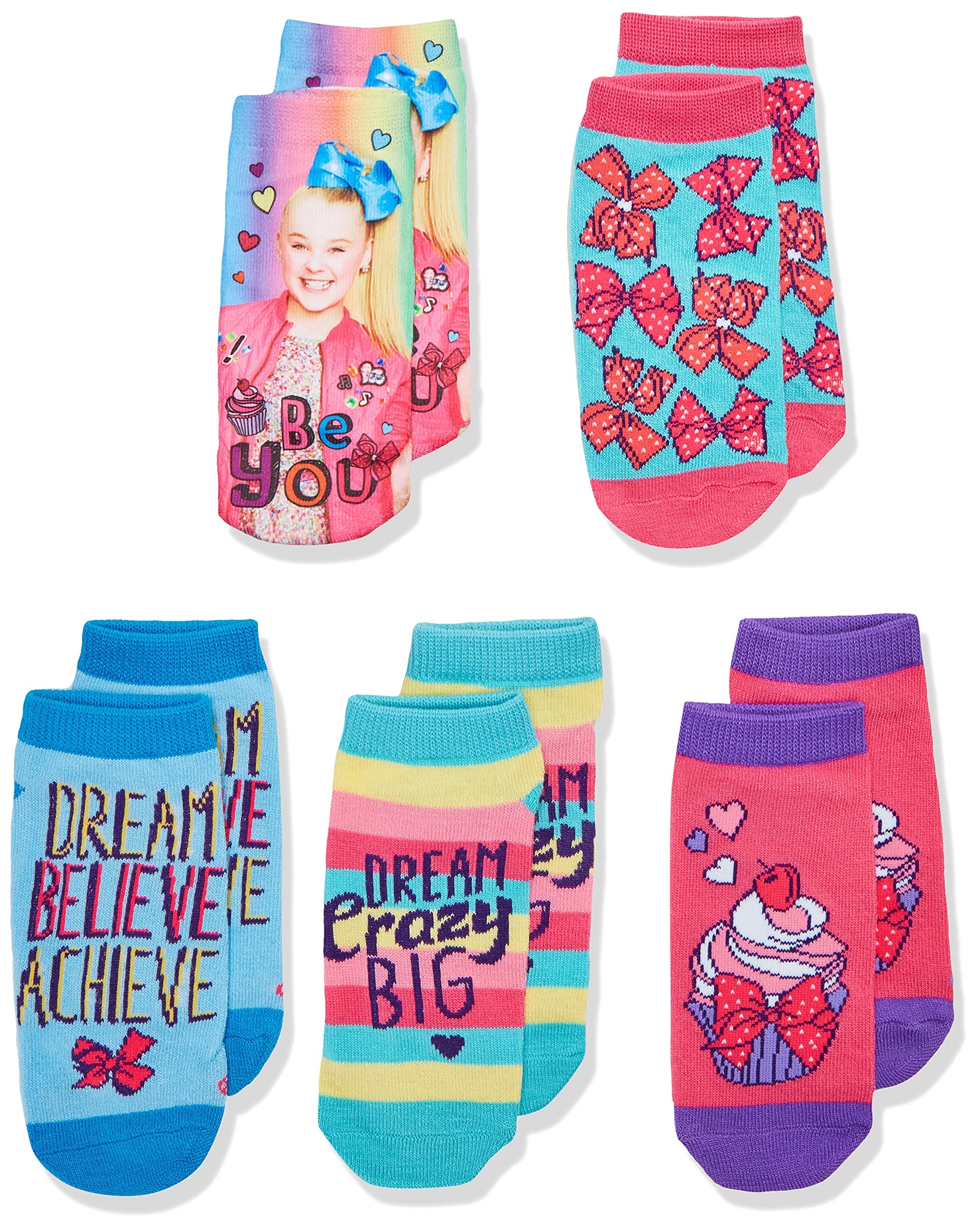 Girls' 5 Pack Shorty Socks