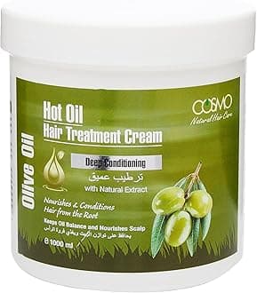 Cosmo Natural Hair Care Hot Oil Hair Treatment Olive Oil 1000ml