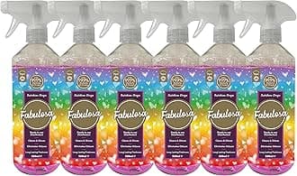 Antibacterial Disinfectant Spray, All Purpose Multi Surface Cleaner, 500ml, 6 pack, Rainbow Drops