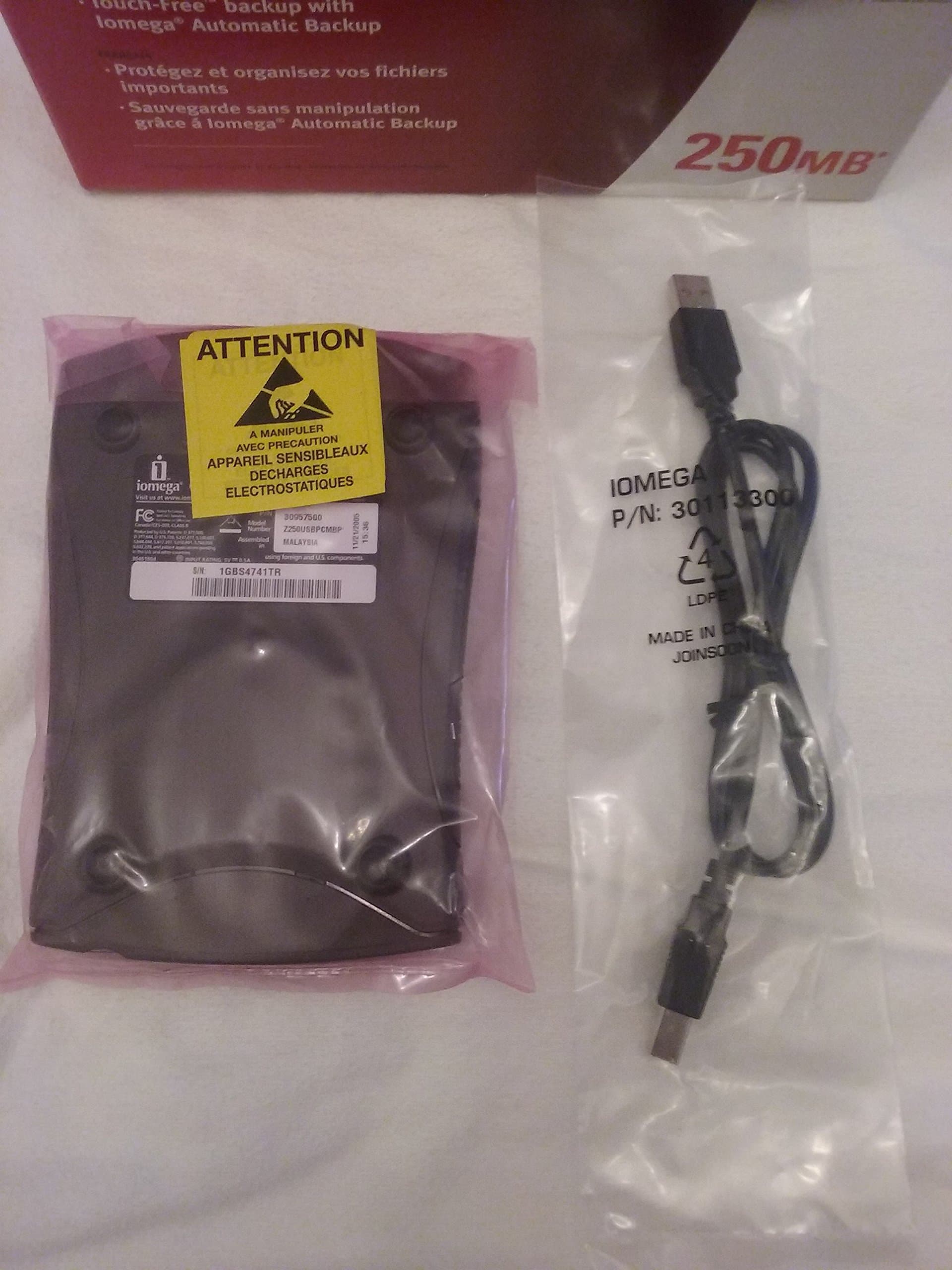 Iomega 250MB USB Zip Drive