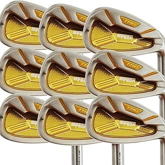 Japan Pron Iron Mens Set or Single Golf Club,Chrome Finish,TRG22 Model