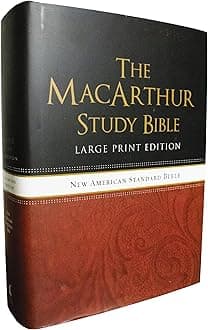 The NASB, MacArthur Study Bible, Large Print, Hardcover, 1995 Text: Unleashing God's Truth One Verse at a Time (Holy Bible, New American Standard Bible)