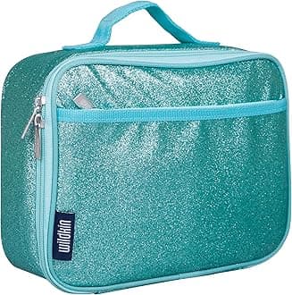 Kids Insulated Lunch Box – Durable and Reusable for School & Travel - Blue Glitter