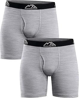 - Merino Wool Underwear Mens - 100% Merino Wool Base Layer Boxer Briefs for Men