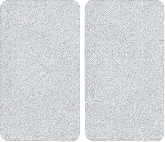 Wenko Transparent Universal Cover Plates - Set of 2, For All Types of Cookers, Tempered Glass, 11.8 x 0.7 x 20.5", Transparent