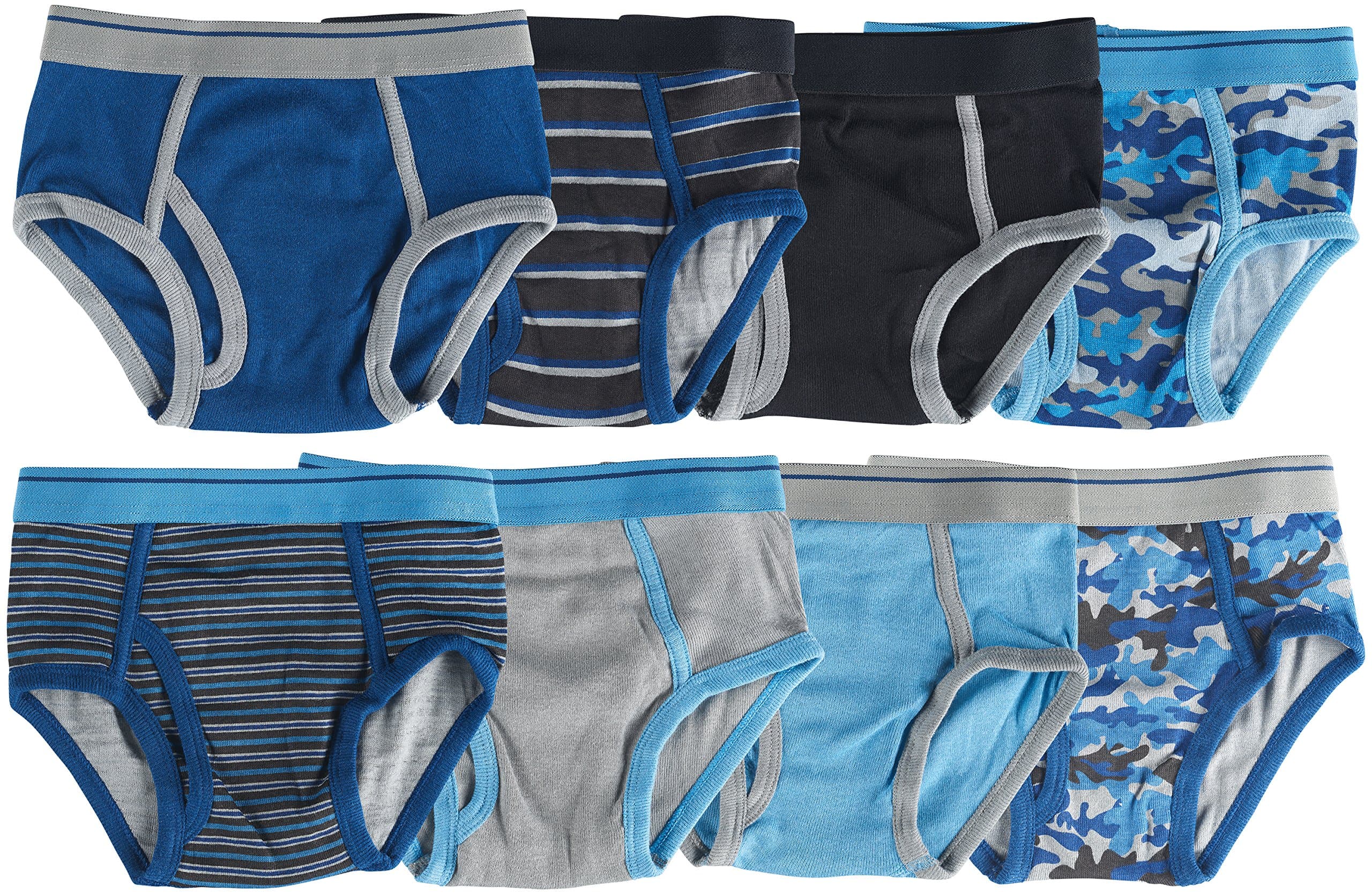 Trimfit Boys' 100% Cotton Tagless Briefs