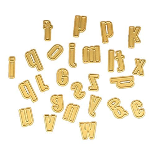 Youngnet Lowercase Letters Cutting Dies for Card Making