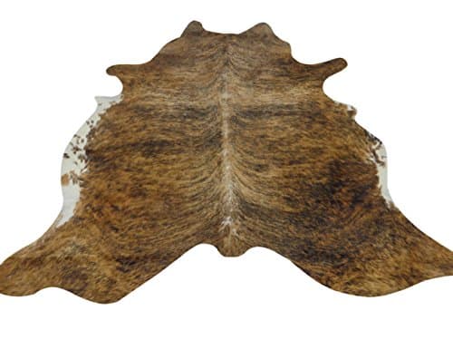 Cowhide Rug - Medium Exotic Pattern - 223 cm x 190 cm - Natural Leather Hide by Narbonne Leather Co - S10